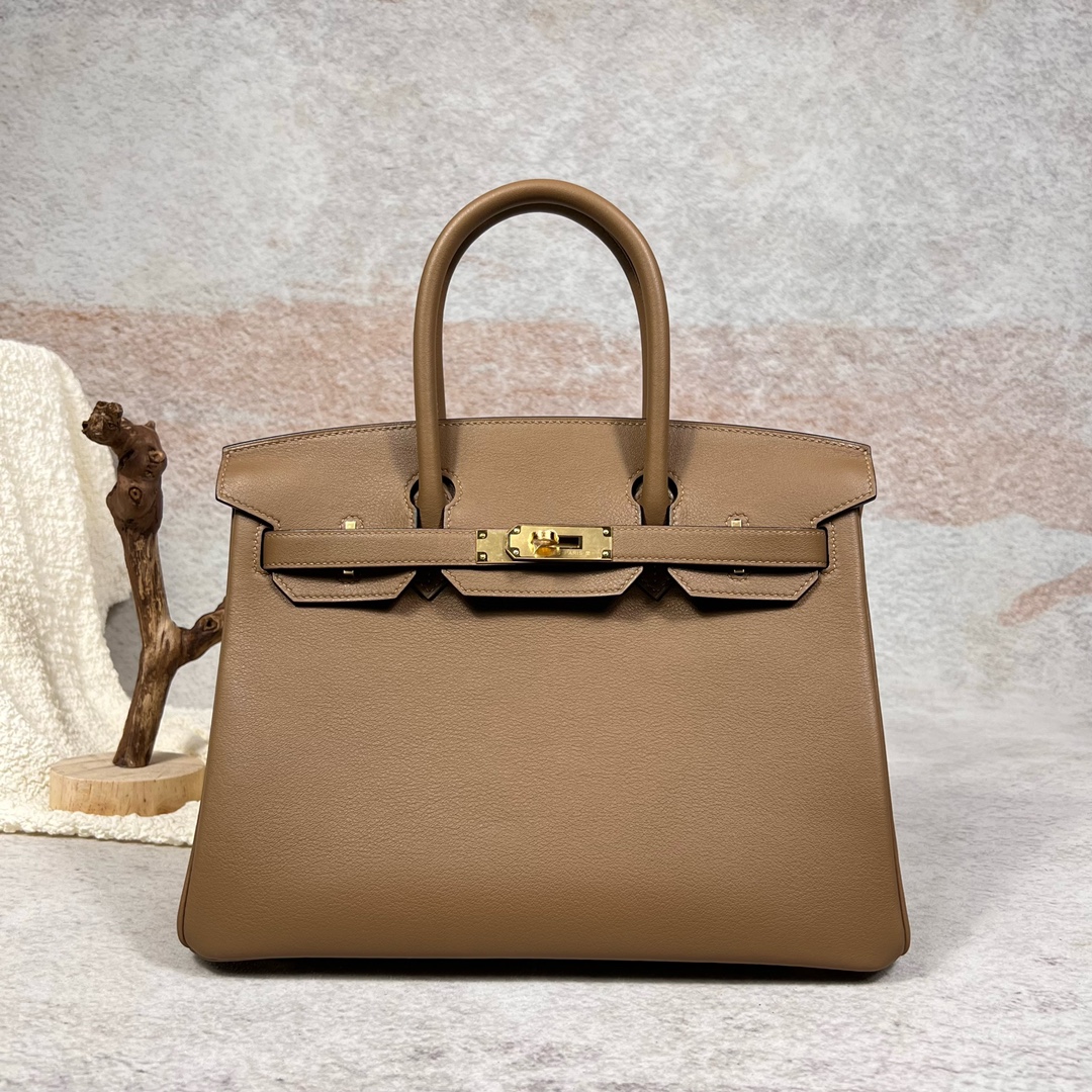 Hermes Birkin Bags Handbags Beige Gold Hardware