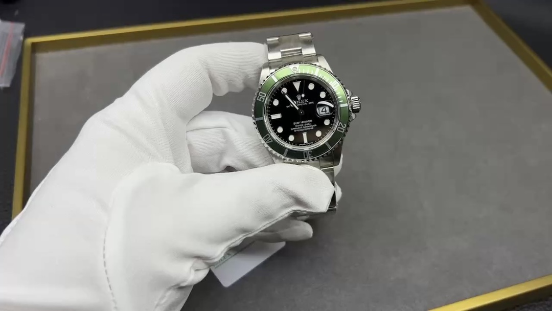 Rolex Orologio da Polso Nero Verde Vintage