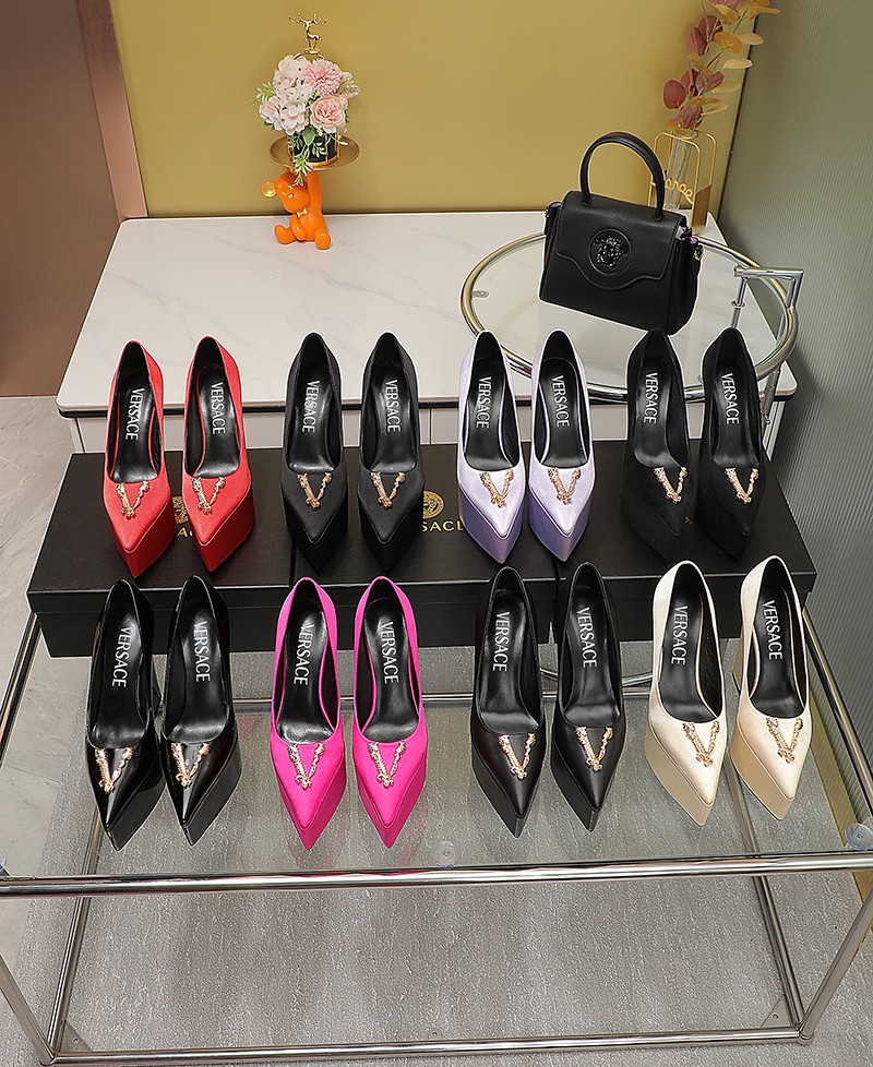 Suela de cuero: P370m. Yardage: 34-42 Versace nuevos super tacones altos, el tablero original uno a 