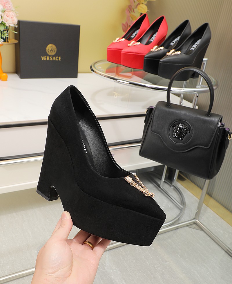Suela de cuero: P370m. Yardage: 34-42 Versace nuevos super tacones altos, el tablero original uno a 