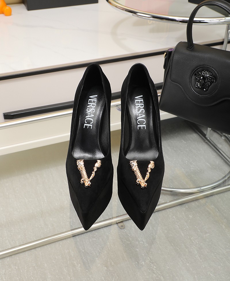 Suela de cuero: P370m. Yardage: 34-42 Versace nuevos super tacones altos, el tablero original uno a 