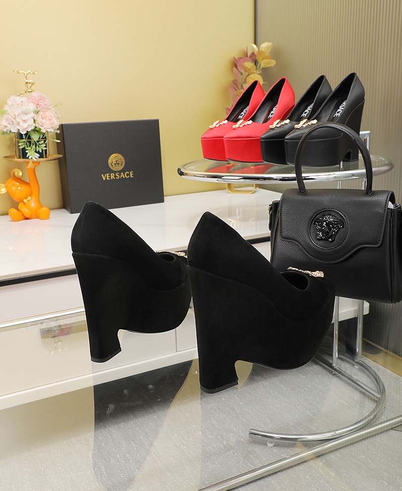 Suela de cuero: P370m. Yardage: 34-42 Versace nuevos super tacones altos, el tablero original uno a 