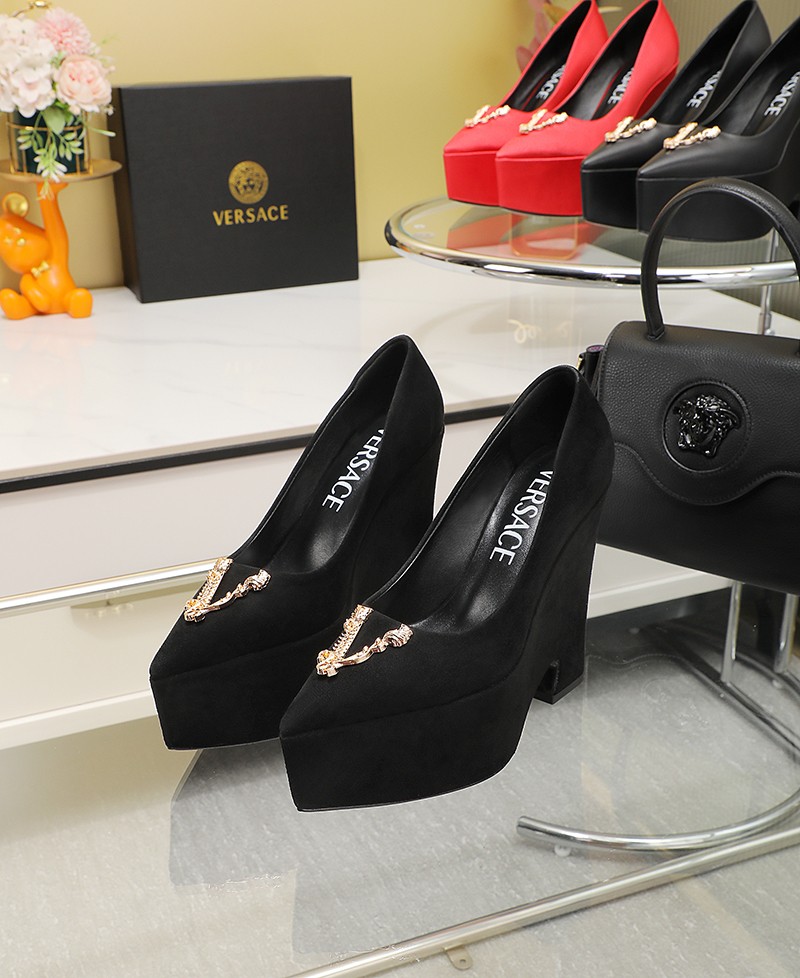 Suela de cuero: P370m. Yardage: 34-42 Versace nuevos super tacones altos, el tablero original uno a 