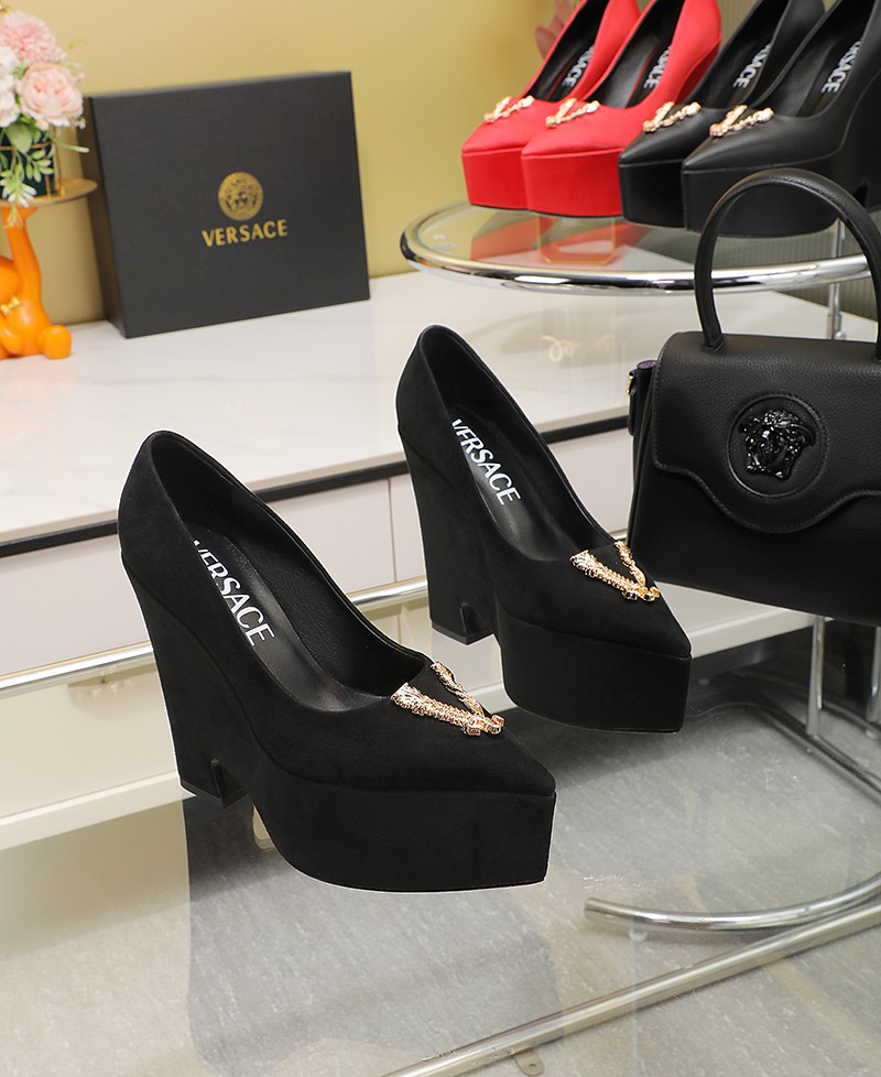 Suela de cuero: P370m. Yardage: 34-42 Versace nuevos super tacones altos, el tablero original uno a 