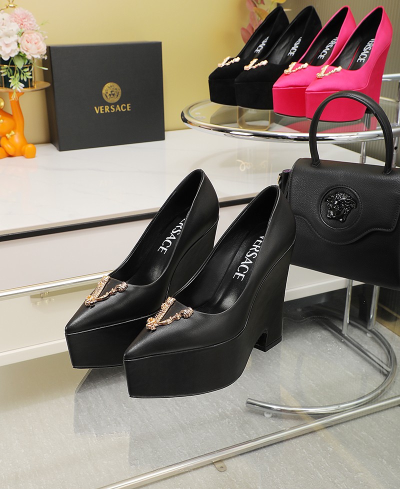 Suela de cuero: P370m. Yardage: 34-42 Versace nuevos super tacones altos, el tablero original uno a 