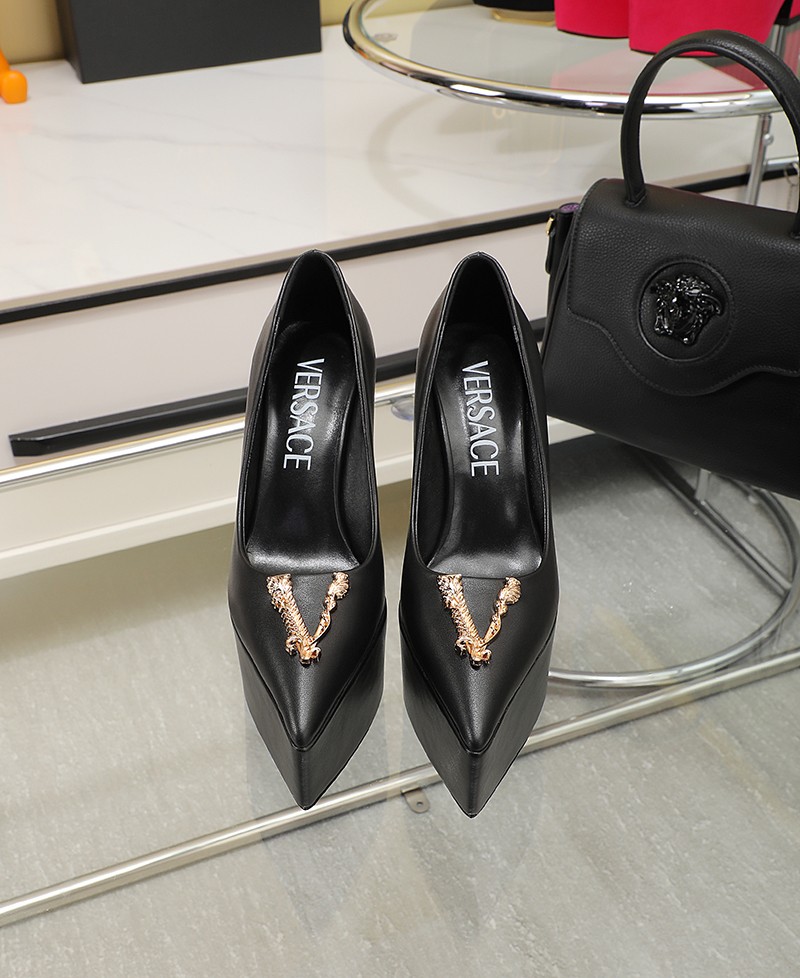 Suela de cuero: P370m. Yardage: 34-42 Versace nuevos super tacones altos, el tablero original uno a 