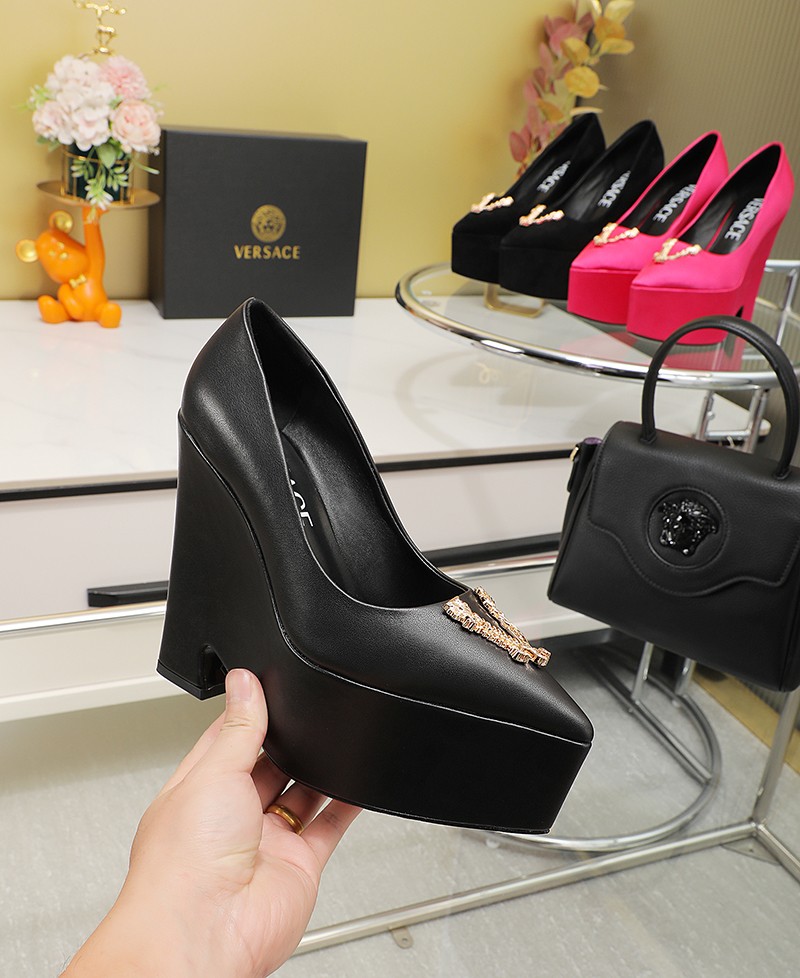 Suela de cuero: P370m. Yardage: 34-42 Versace nuevos super tacones altos, el tablero original uno a 