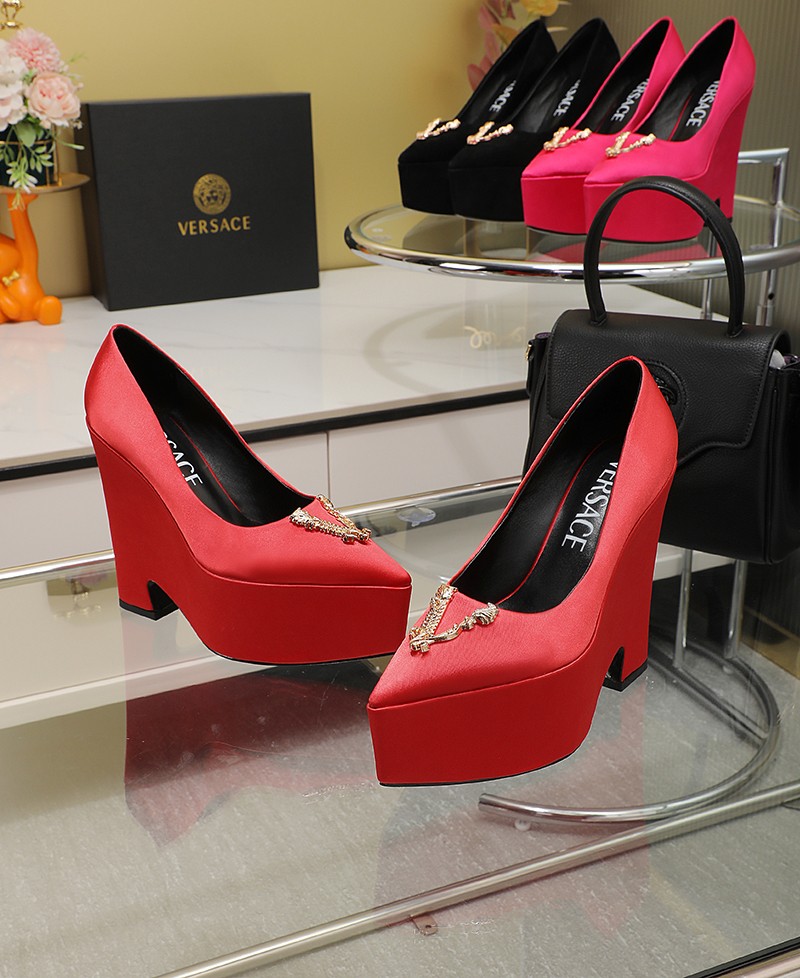 Suela de cuero: P370m. Yardage: 34-42 Versace nuevos super tacones altos, el tablero original uno a 