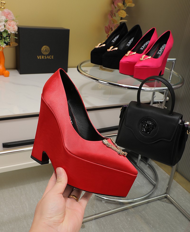 Suela de cuero: P370m. Yardage: 34-42 Versace nuevos super tacones altos, el tablero original uno a 
