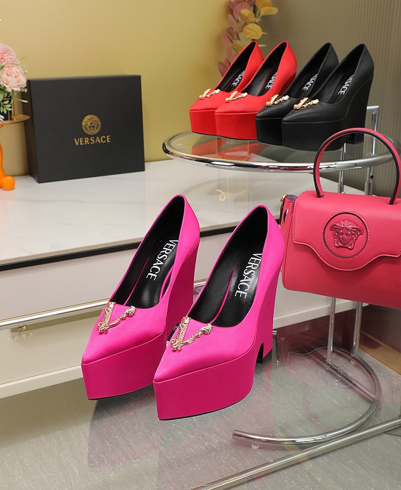 Suela de cuero: P370m. Yardage: 34-42 Versace nuevos super tacones altos, el tablero original uno a 
