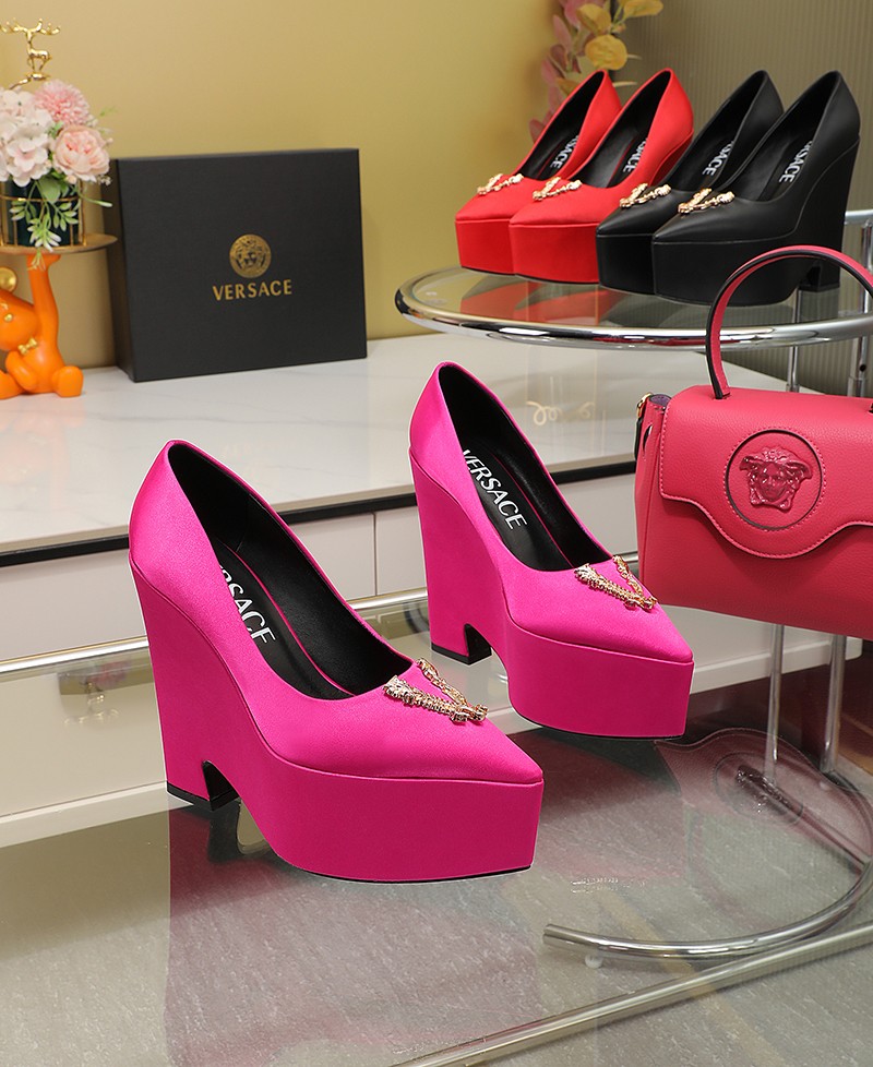Suela de cuero: P370m. Yardage: 34-42 Versace nuevos super tacones altos, el tablero original uno a 