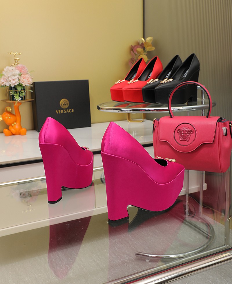 Suela de cuero: P370m. Yardage: 34-42 Versace nuevos super tacones altos, el tablero original uno a 
