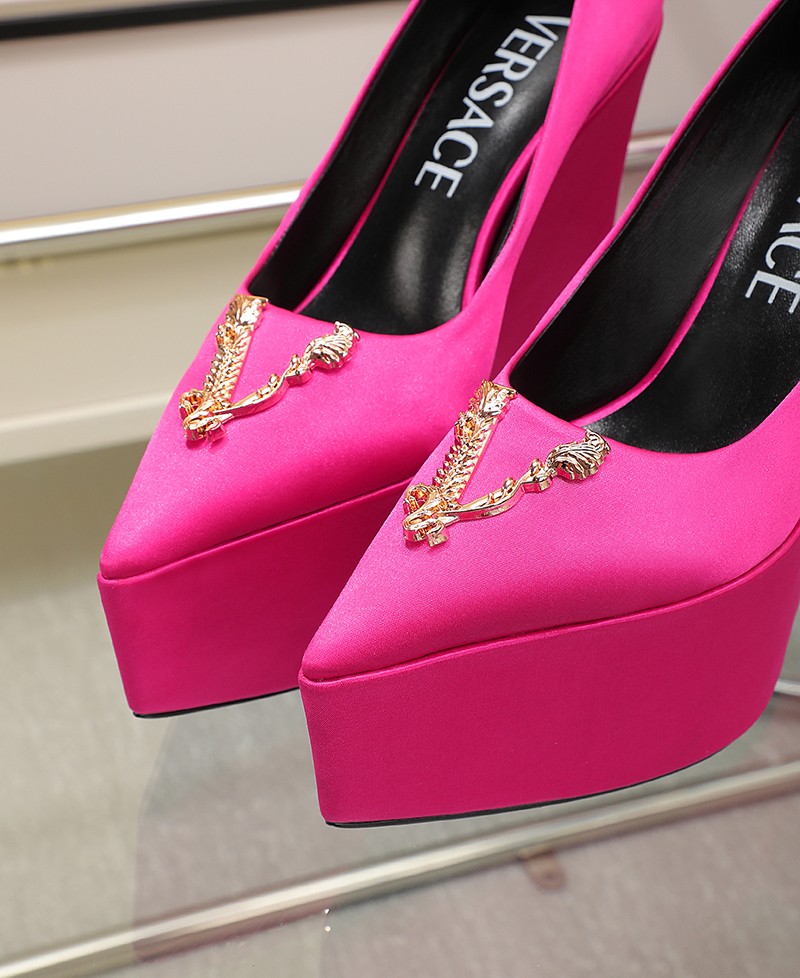Suela de cuero: P370m. Yardage: 34-42 Versace nuevos super tacones altos, el tablero original uno a 