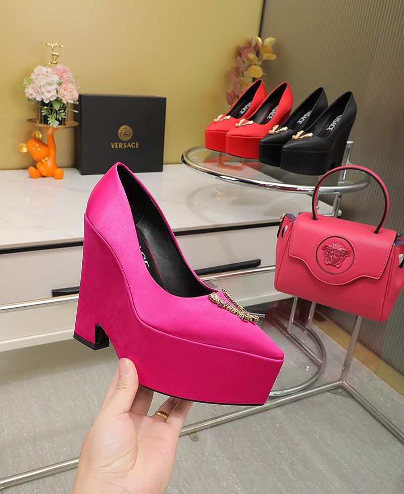 Suela de cuero: P370m. Yardage: 34-42 Versace nuevos super tacones altos, el tablero original uno a 