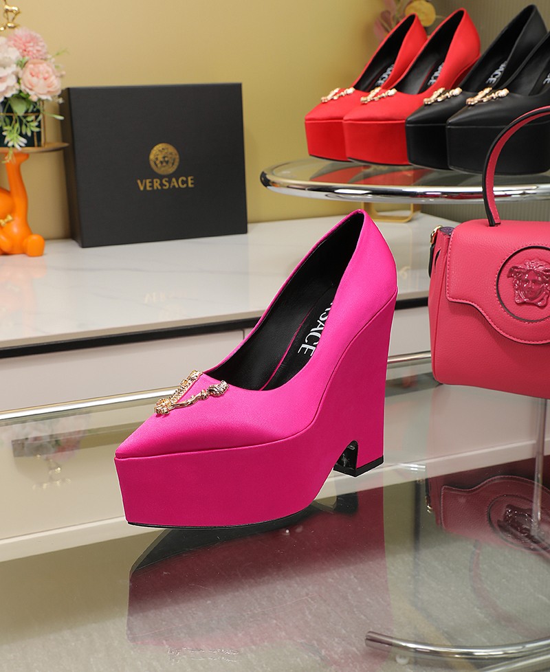 Suela de cuero: P370m. Yardage: 34-42 Versace nuevos super tacones altos, el tablero original uno a 
