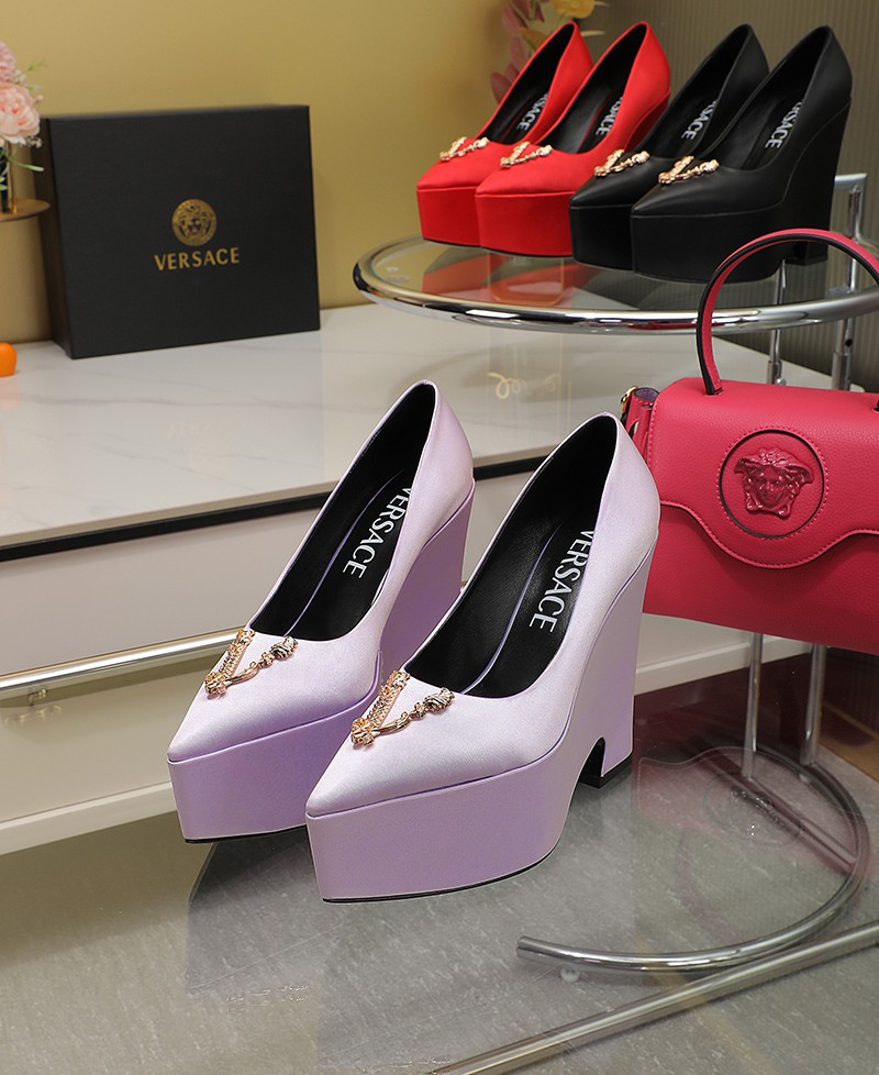 Suela de cuero: P370m. Yardage: 34-42 Versace nuevos super tacones altos, el tablero original uno a 