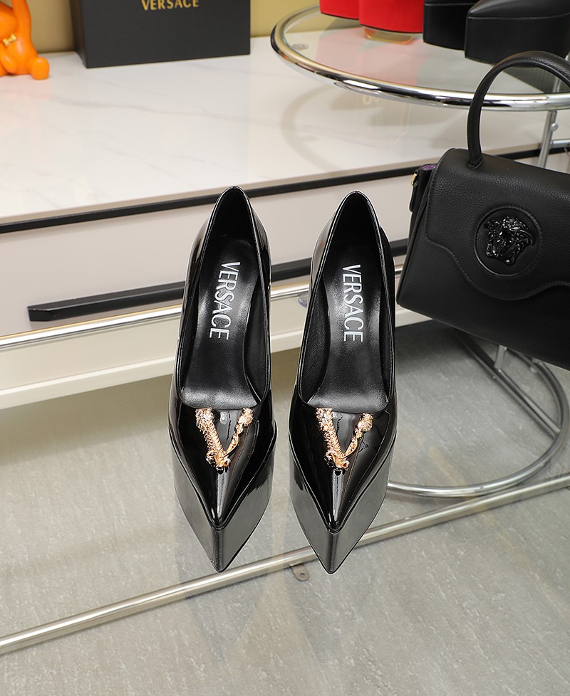 Suela de cuero: P370m. Yardage: 34-42 Versace nuevos super tacones altos, el tablero original uno a 