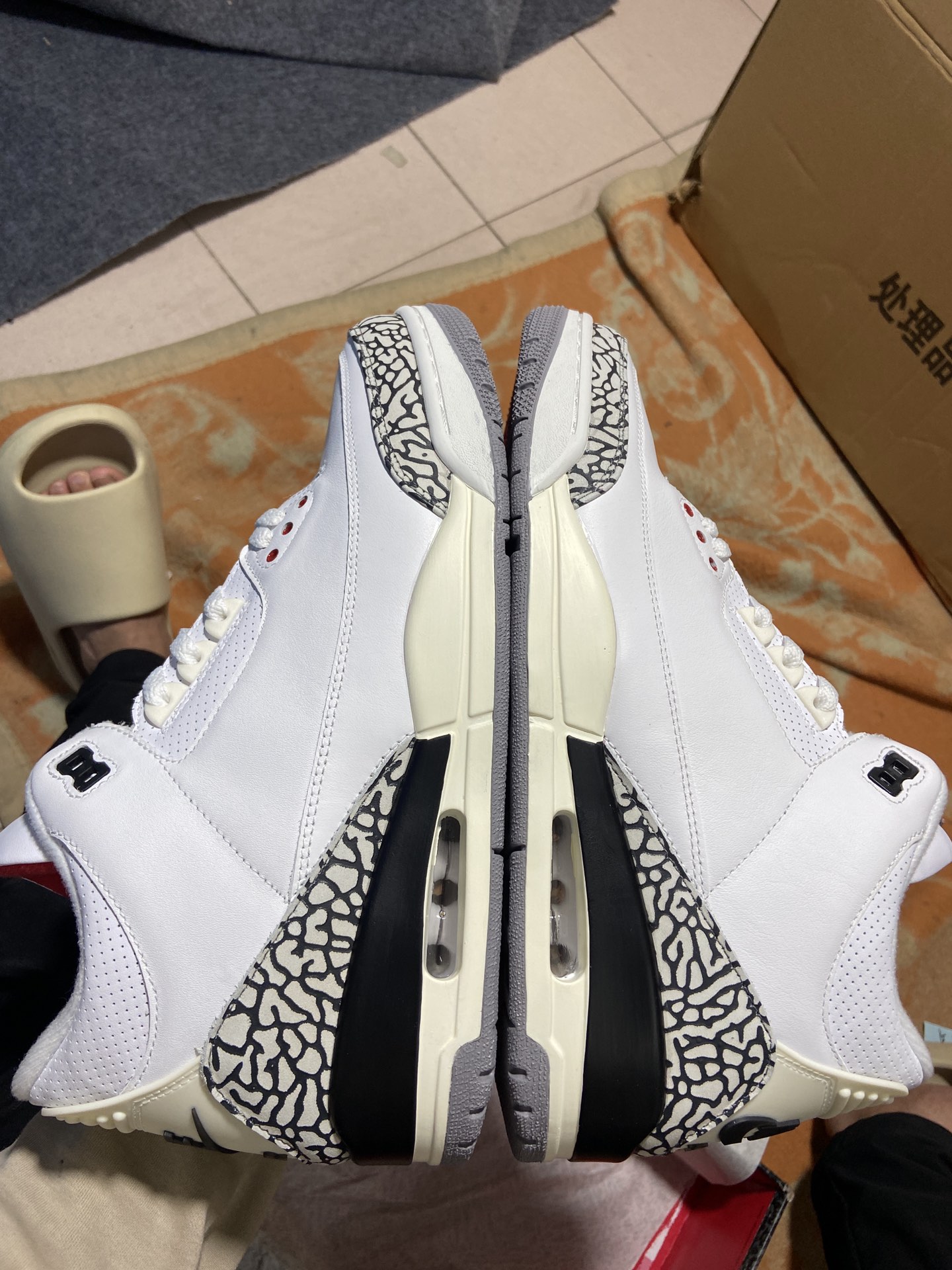 aj3白水泥做旧尺码40-47.5总