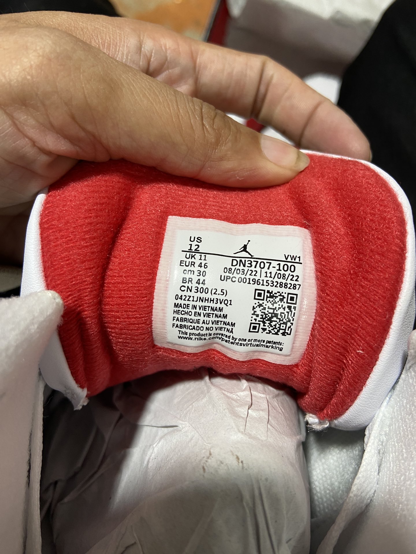 aj3白水泥做旧尺码40-47.5总