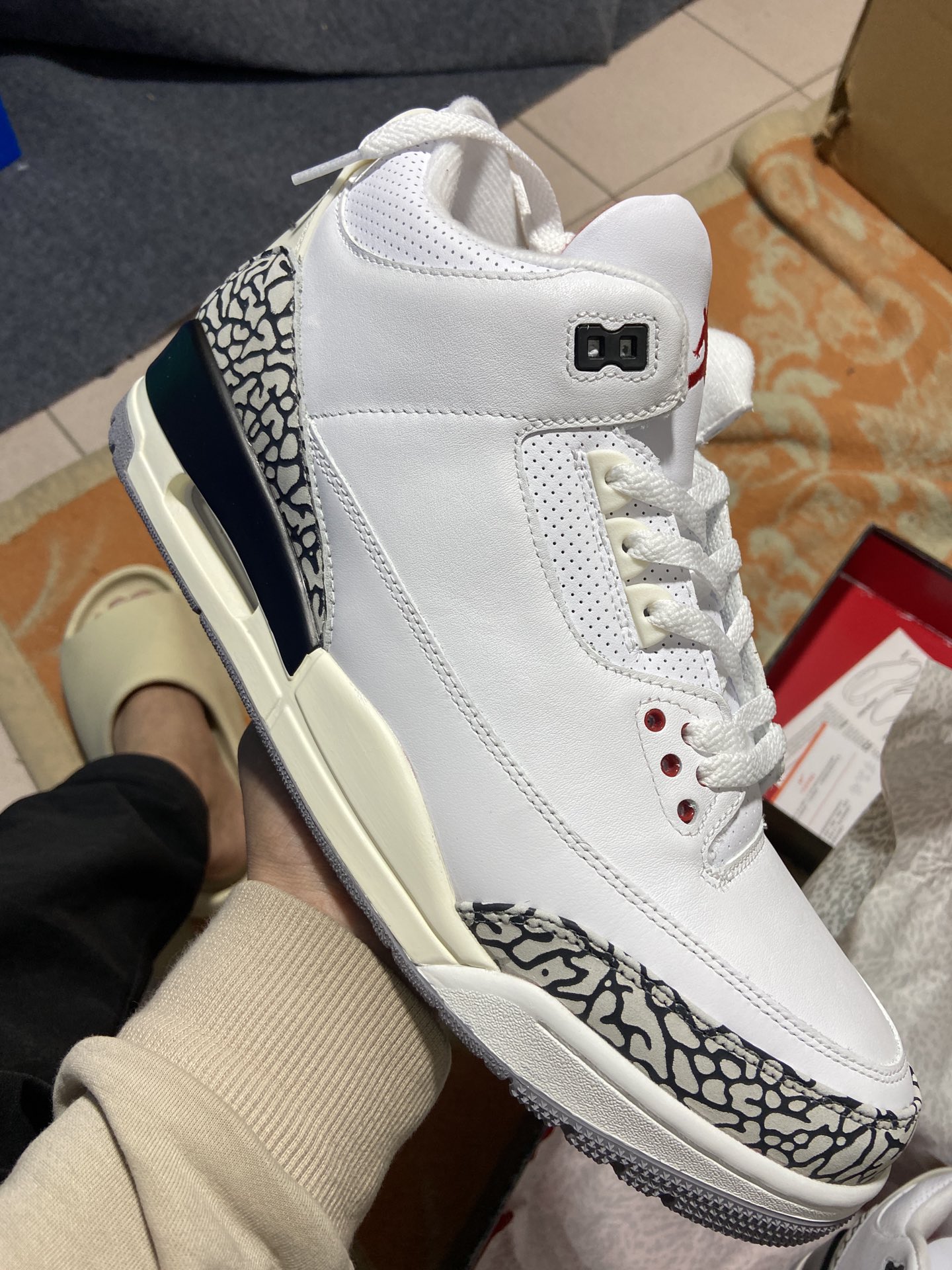 aj3白水泥做旧尺码40-47.5总