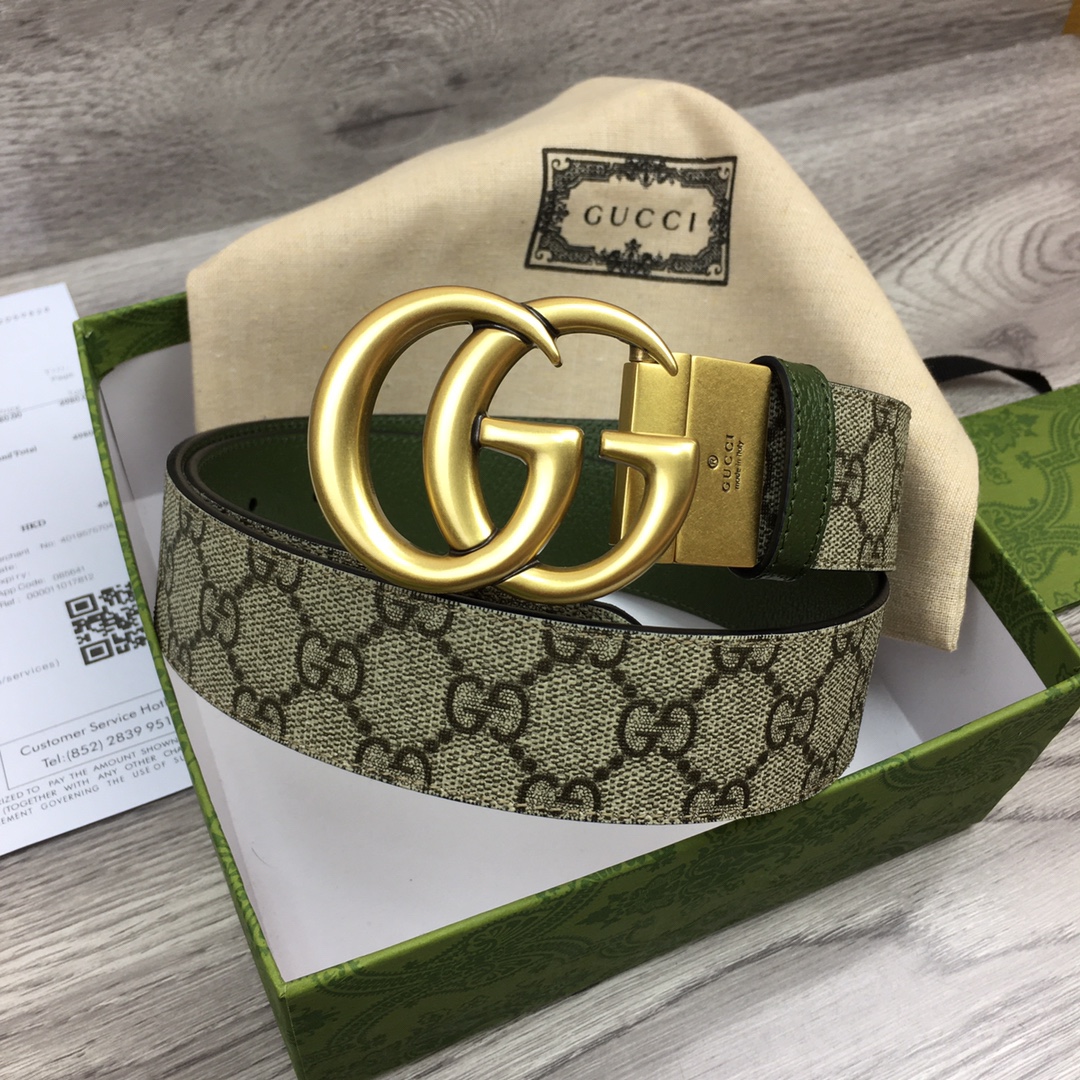 Gucci Replica di qualità AAA
 Colore caffè Verde Tela Pelle maiale