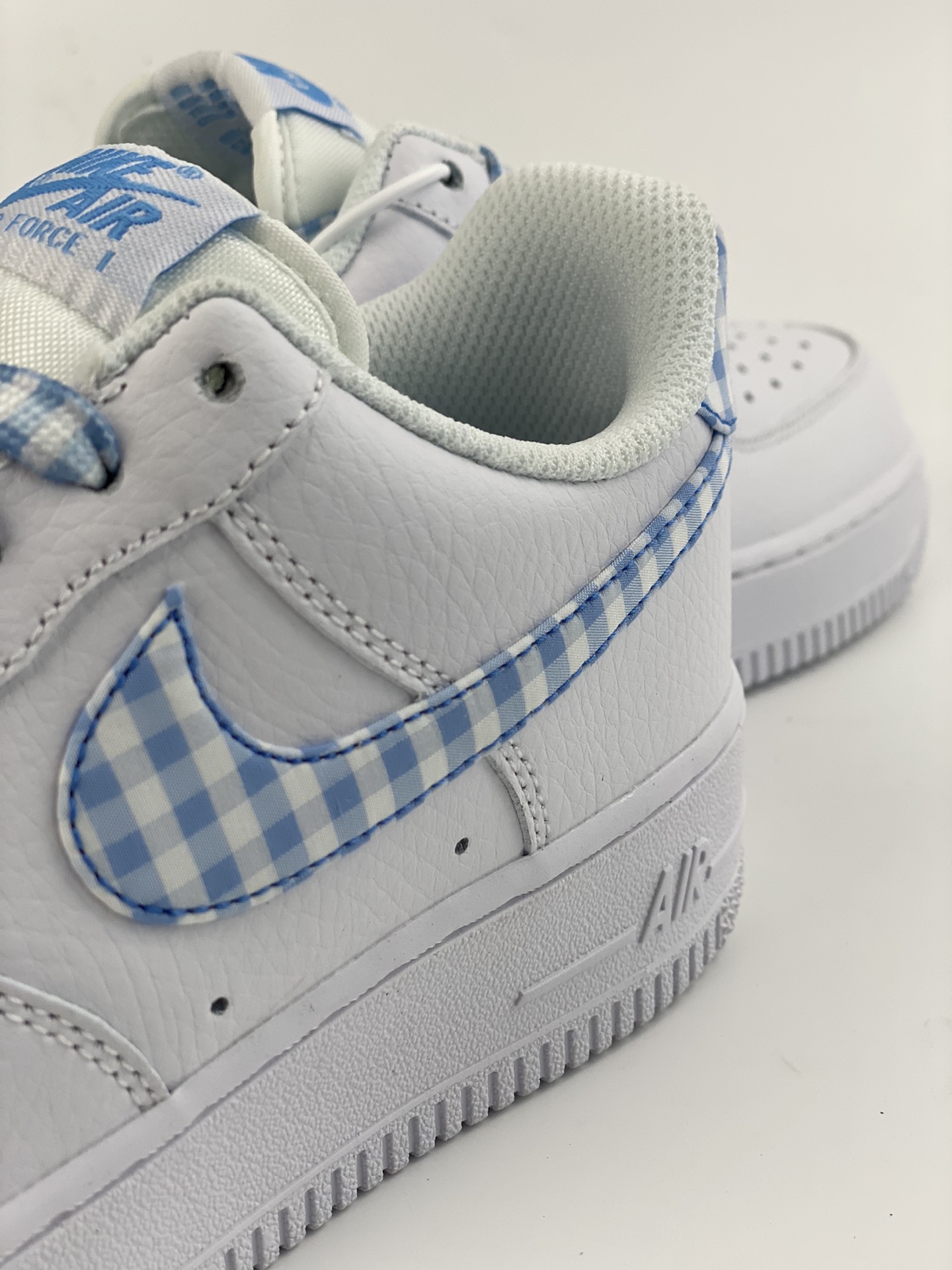 Nike Air Force 1 Low 07 White Blue Plaid DZ2784-100