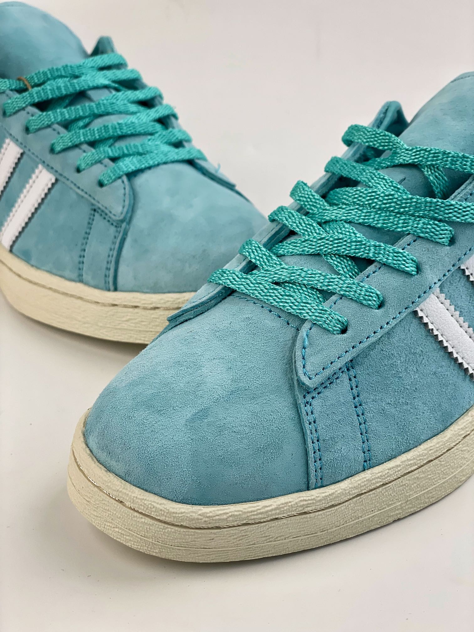 Overseas channel version of the original box original bid adidas Campus 80s clover campus casual board shoes ID7318