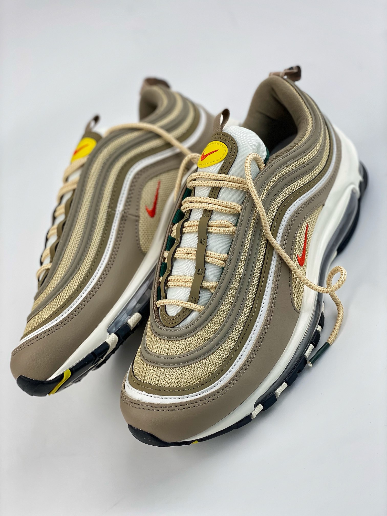 Channel order NK Air Max 97 Khaki Yellow Red Small Hook FD0357-247