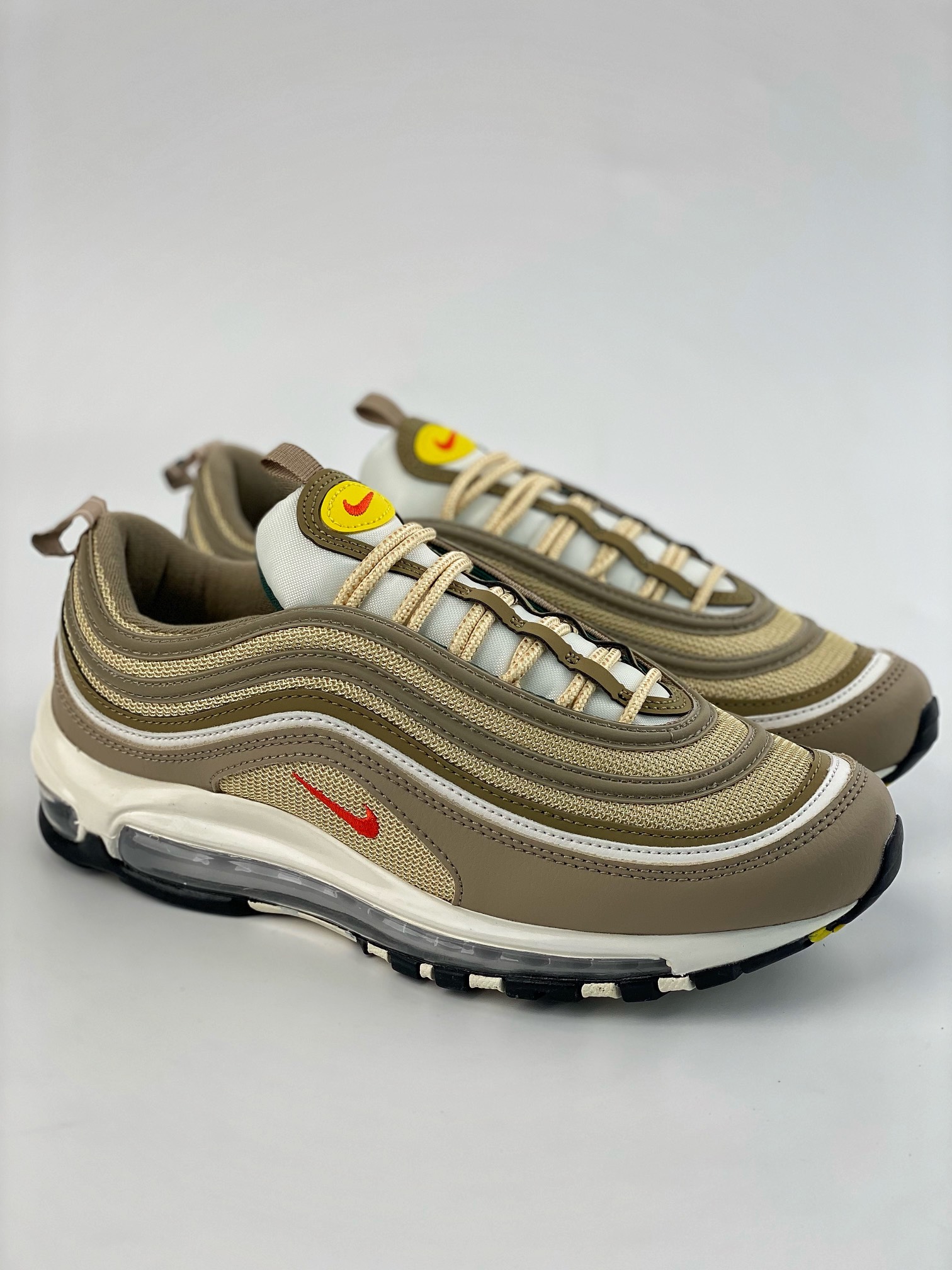 Channel order NK Air Max 97 Khaki Yellow Red Small Hook FD0357-247