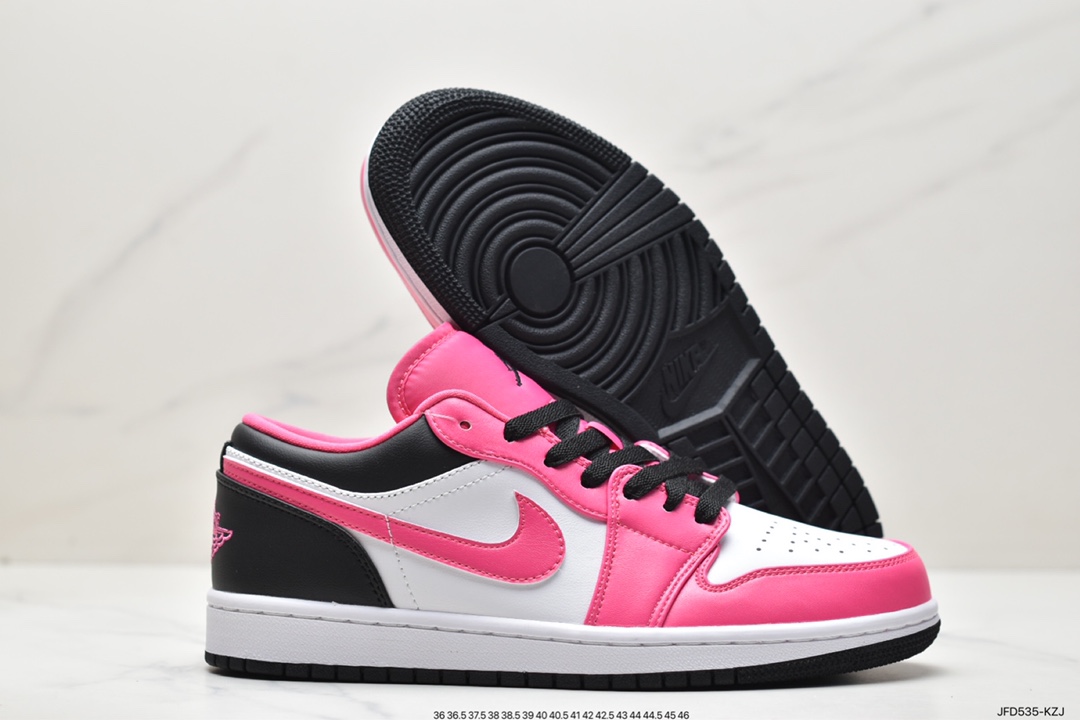 Air Jordan 1 Low Fierce Pink” GS low-top white, pink and black DZ5365-601