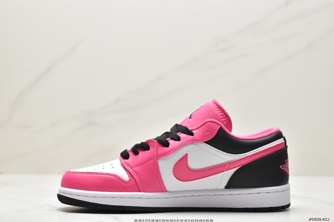 Air Jordan 1 Low Fierce Pink” GS low-top white, pink and black DZ5365-601