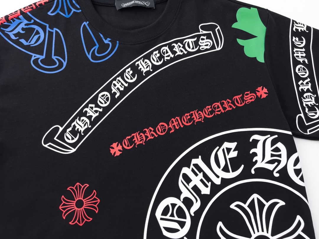 180 Chrome Hearts CH 克罗心重工满印短袖