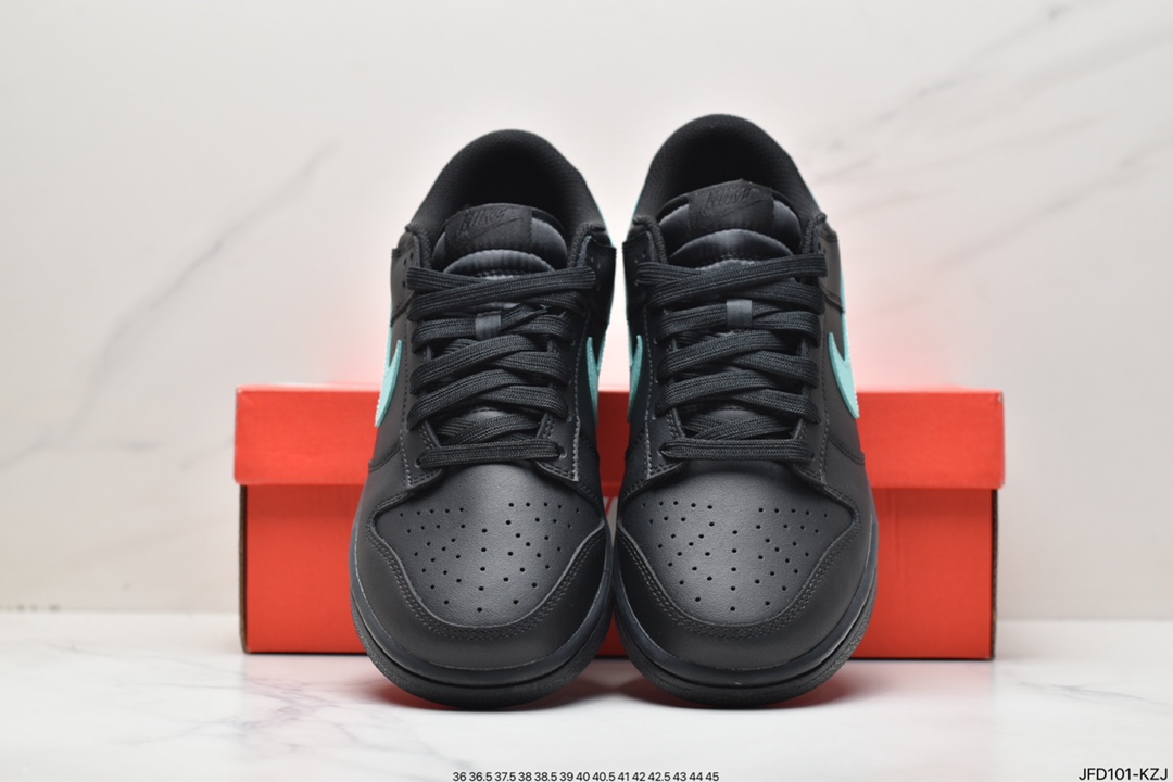 DUNK Suede Black and White Nike Dunk Low Correct Leather DD1391-001