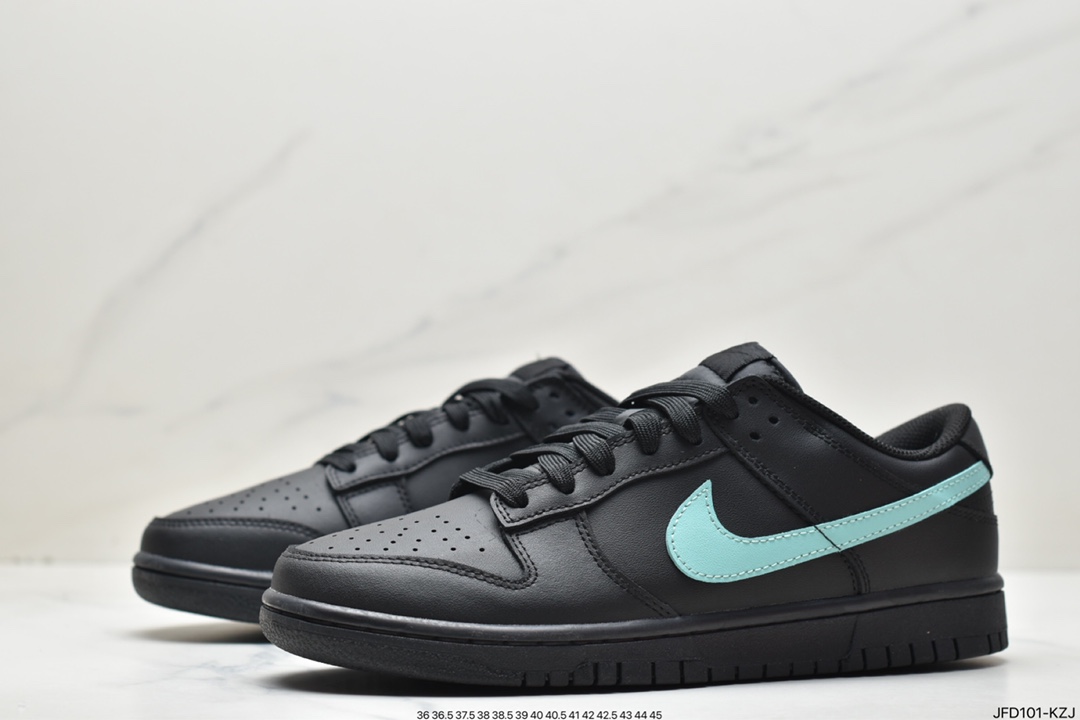 DUNK Suede Black and White Nike Dunk Low Correct Leather DD1391-001