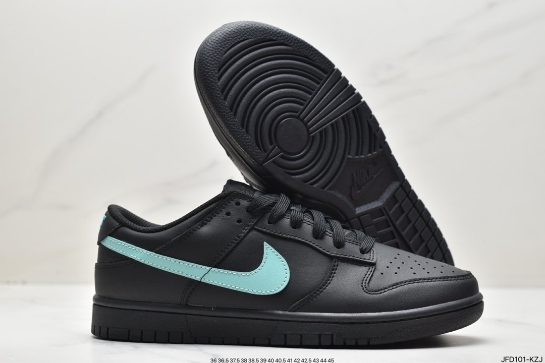 DUNK Suede Black and White Nike Dunk Low Correct Leather DD1391-001