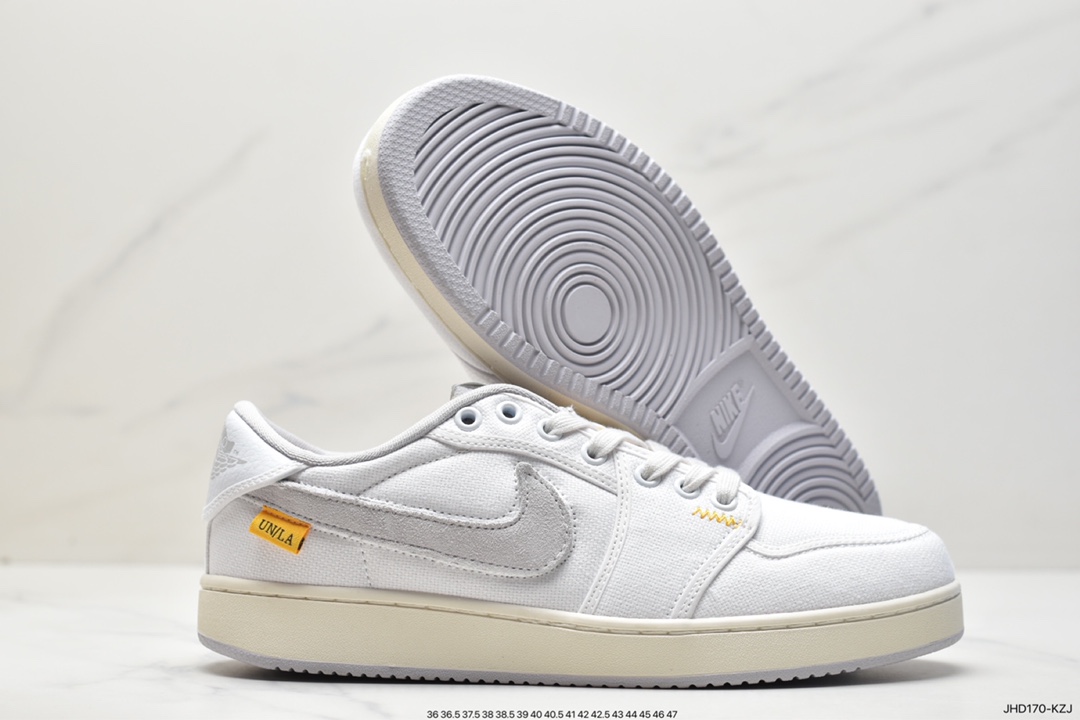 Jordan 1 Retro AJKO Low SP ”White Neutral Grey” AJ1 Jordan first generation low-top basketball shoes DO8912-101