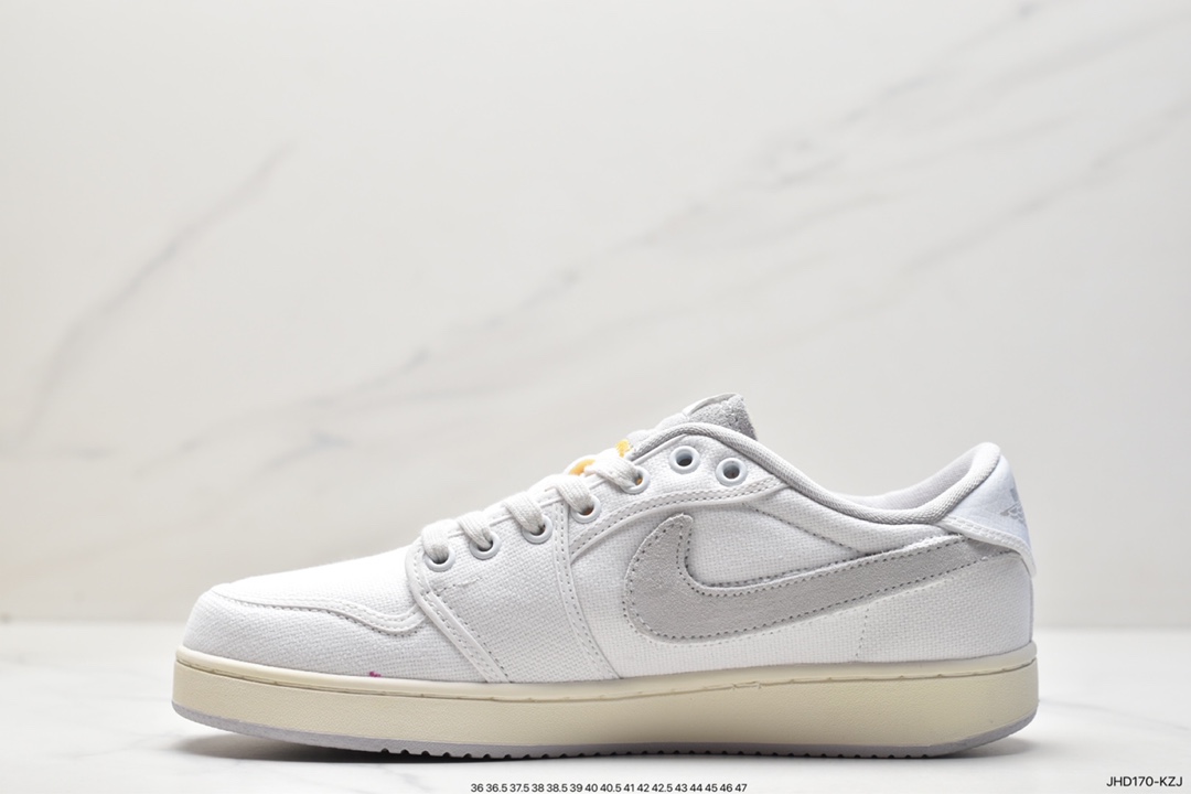 Jordan 1 Retro AJKO Low SP ”White Neutral Grey” AJ1 Jordan first generation low-top basketball shoes DO8912-101