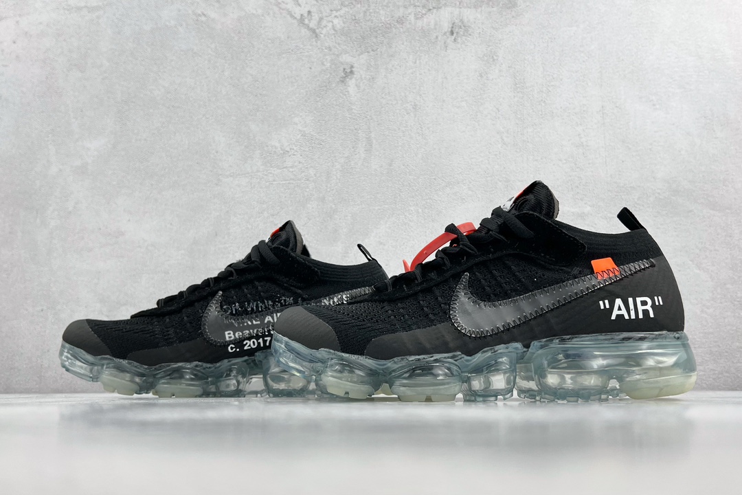 280 OFF-WHITE x Nike Air VaporMax Black The Ten(2018） AA3831-002