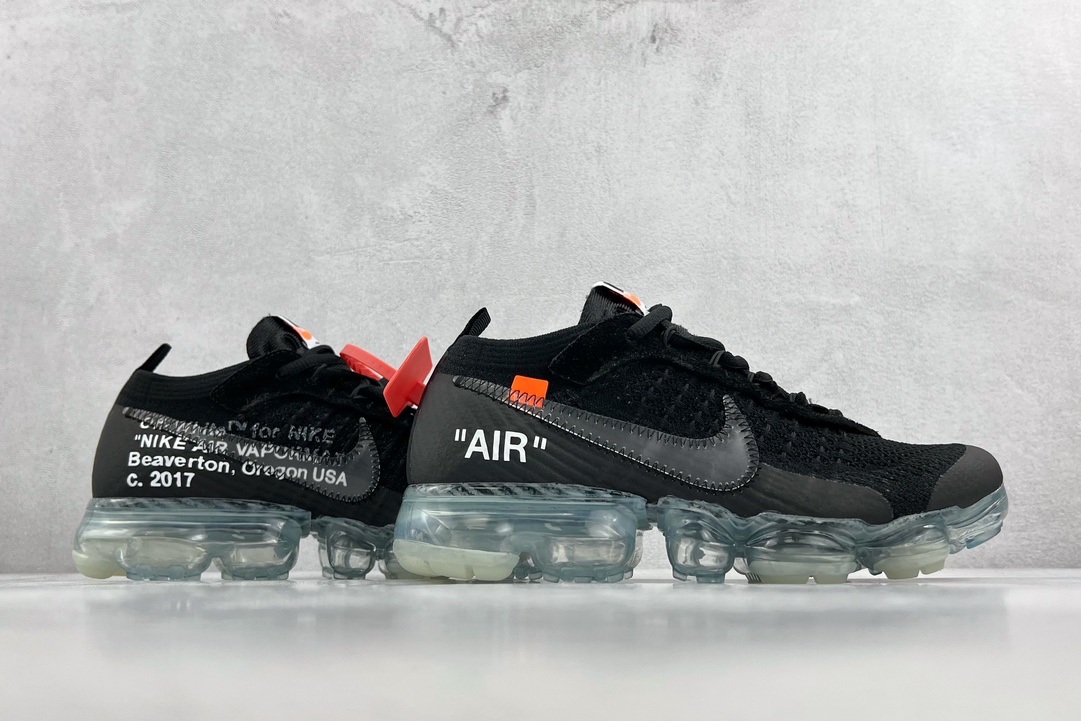 280 OFF-WHITE x Nike Air VaporMax Black The Ten(2018） AA3831-002