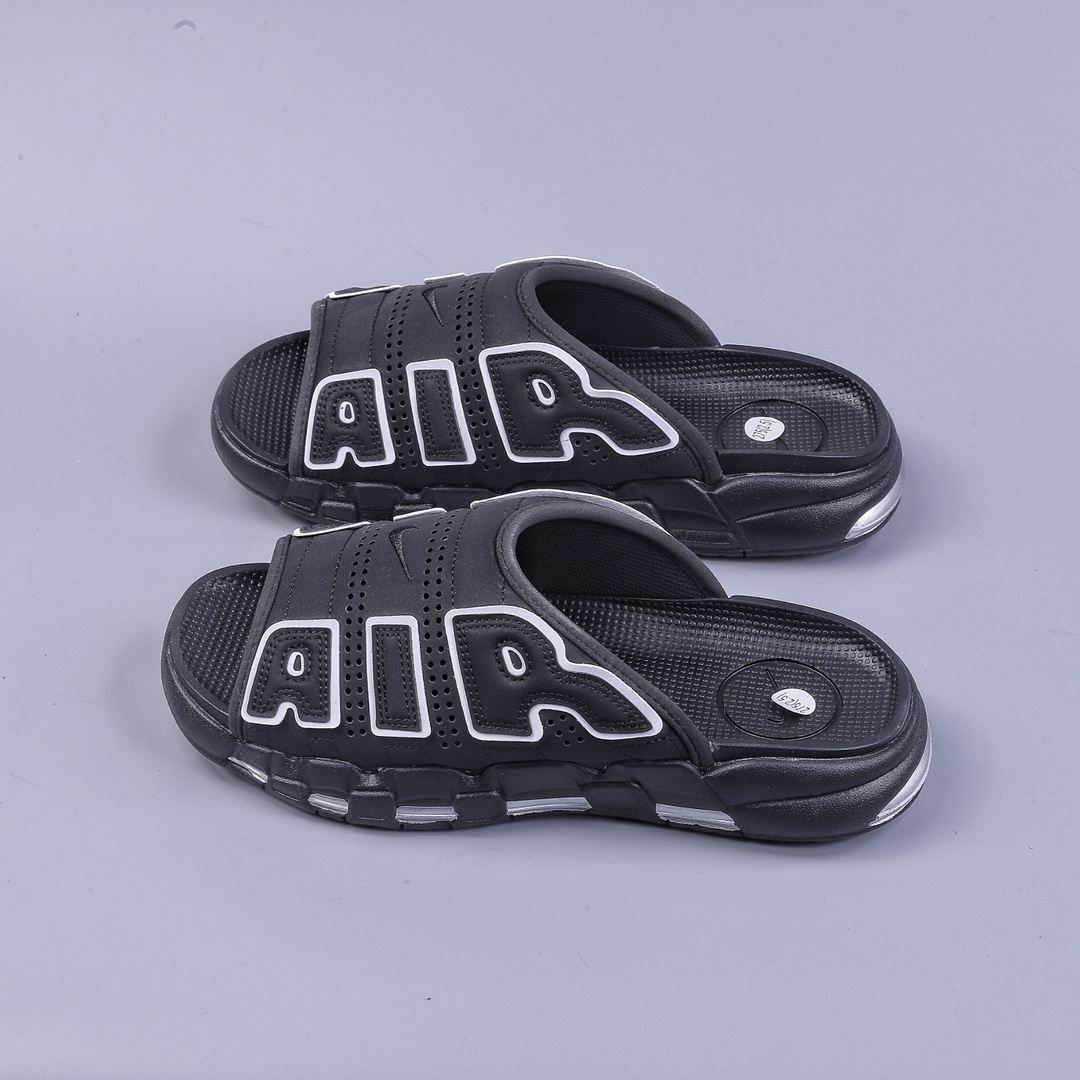 180 Nike AIR MORE Uptempo Slide皮蓬拖鞋 DV2132-001