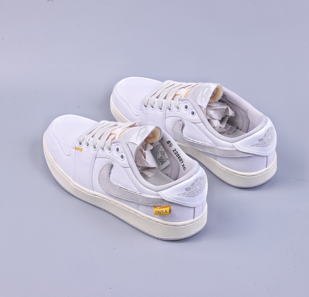 220 Uion LA x Air Jordan AJ1 KO Low 低帮复古篮球鞋  DO8912-101