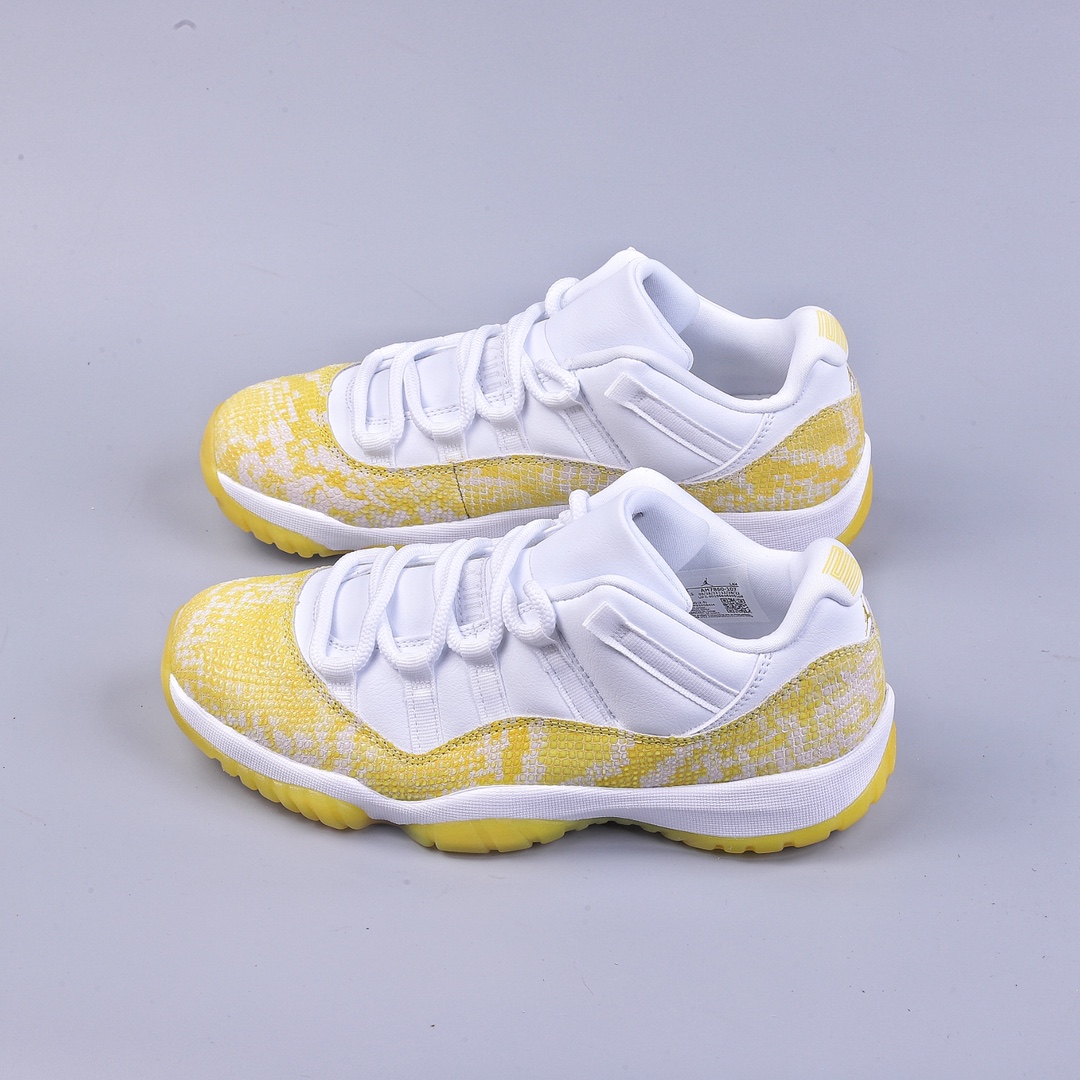 380 K Air Jordan 11 Retro Low ”黄蛇” AH7860-107