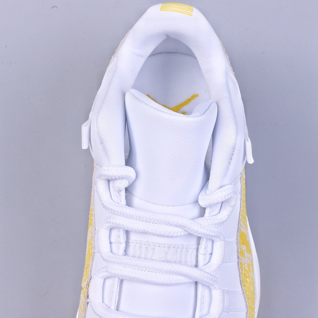 380 K Air Jordan 11 Retro Low ”黄蛇” AH7860-107