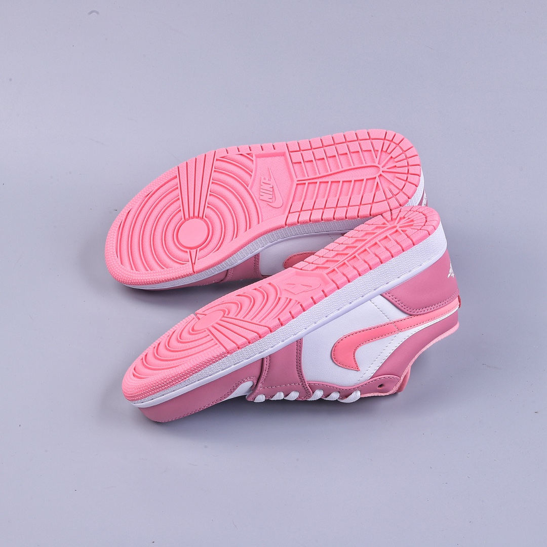 200 K Air Jordan 1 Low 粉白  553560-616
