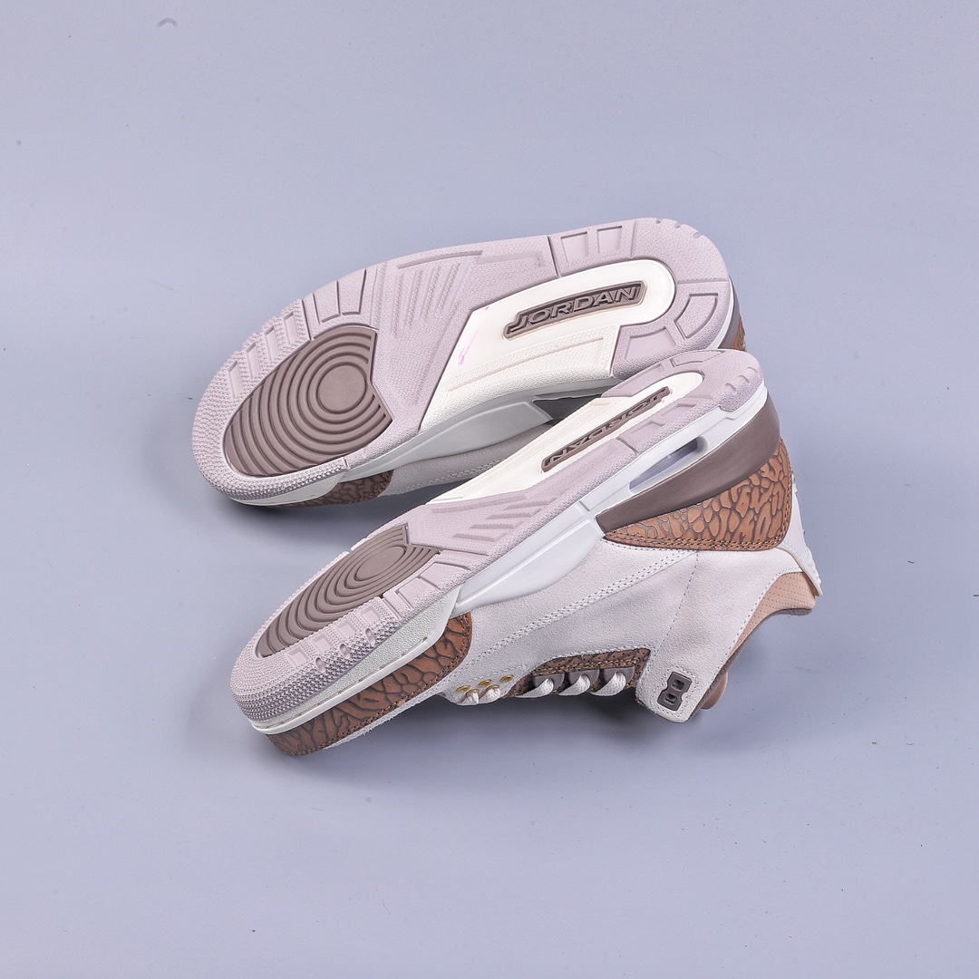 350 W Air Jordan 3 ”Palomino”「摩卡爆裂纹」 鞋身 CT8532-102