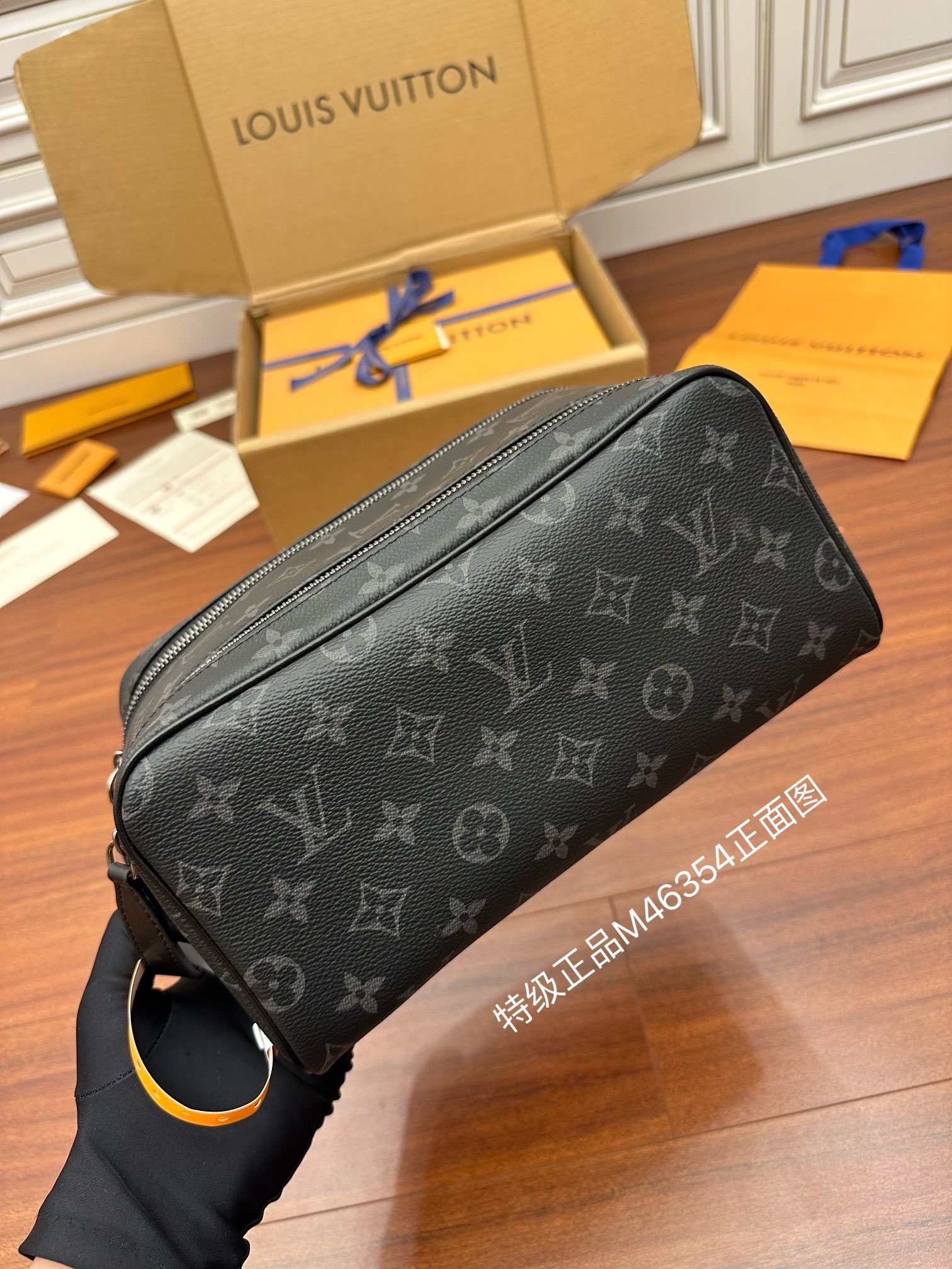 独家首发型号M46354特级加强版品质提升.专柜同步电子芯片内码礼品袋保护纸铜版电子标签合格证皮料是正品
