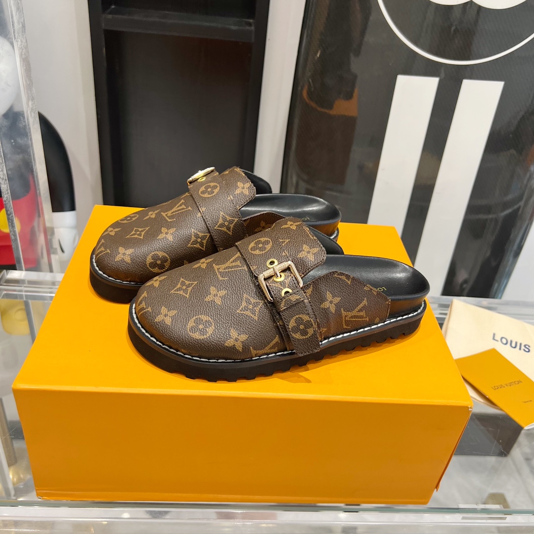 Louis Vuitton Lv包头拖鞋