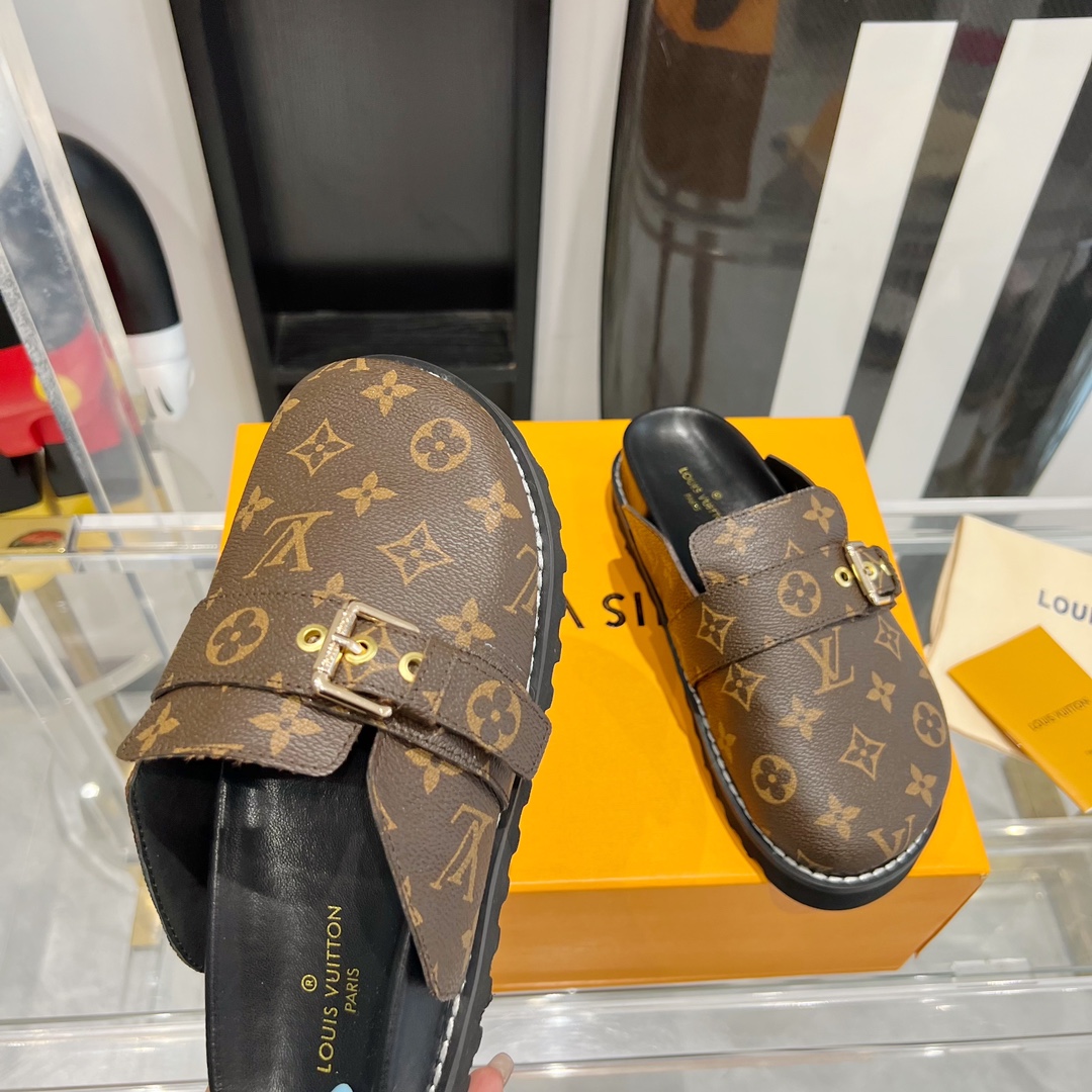 Louis Vuitton Lv包头拖鞋