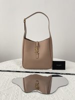 Yves Saint Laurent Replicas
 Crossbody & Shoulder Bags Beige Lychee Pattern All Copper Cowhide Underarm