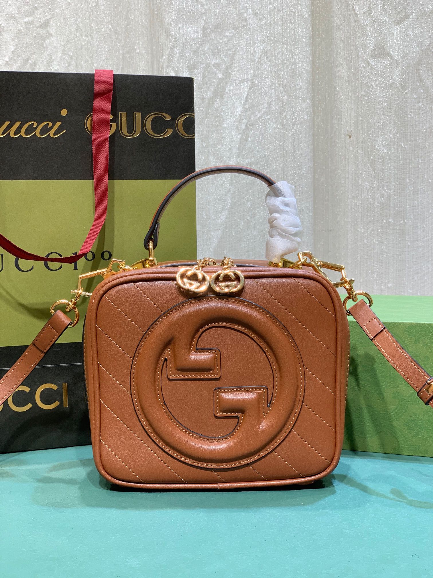 Gucci Blondie Handbags Crossbody & Shoulder Bags Brown